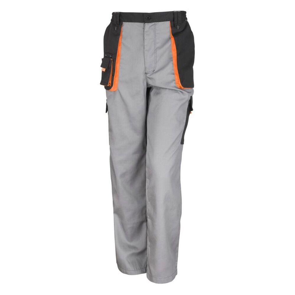 Result Work-Guard Mens Lite Trousers / Gray/Black